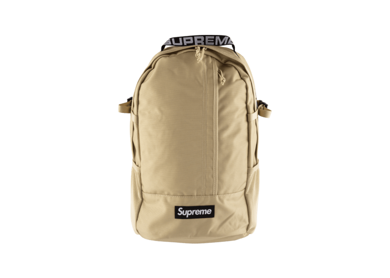 新生活 Supreme Backpack 2018ss TAN J02 escribaniarodriguez.com.ar