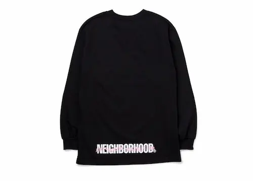 ASSC X NEIGHBORHOOD BLACK JACK BLACK LONG SLEEVE TEE | AREA 02