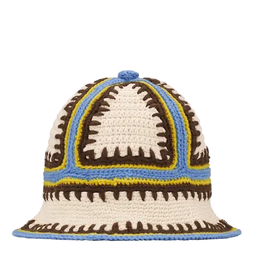 SUPREME CROCHET EDGE BELL HAT NATURAL | AREA 02