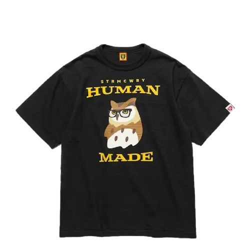 HUMAN MADE STRMCWBY OWL TEE BLACK | AREA 02 — Asia