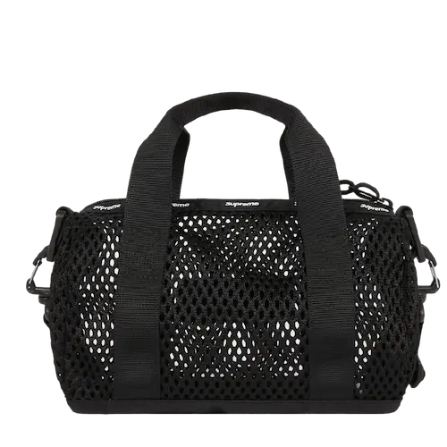 SUPREME MESH MINI DUFFLE BAG BLACK | AREA 02 — Asia's Premier