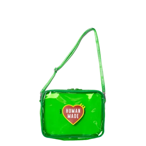 HUMAN MADE PVC POUCH LARGE GREEN | AREA 02