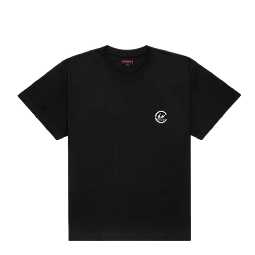 CLOT X FRAGMENT DESIGN COLLABORATIVE LOGO TEE BLACK | AREA 02 CLOT X FRAGMENT DESIGN COLLABORATIVE LOGO TEE BLACK | AREA 02