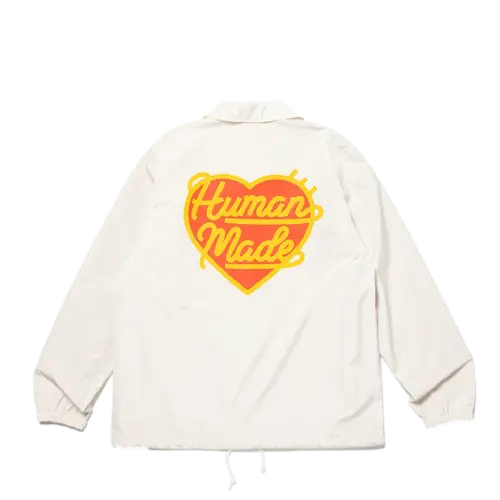 HUMAN MADE COACH JACKET WHITE | AREA 02