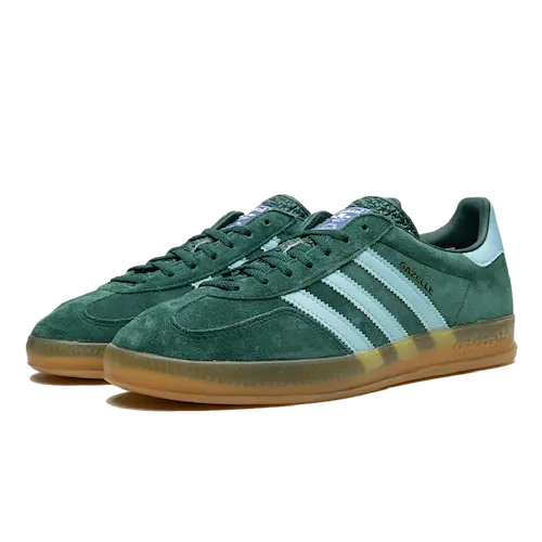 adidas gazelle silver green womens GAZELLE INDOOR