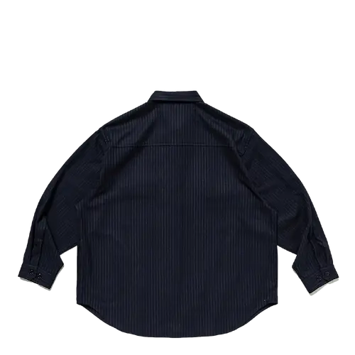 WTAPS WCPO 01 LS PLRA TWILL TEXTILE BLUE | AREA 02 — Asia's