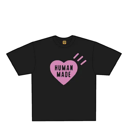 HUMAN MADE HEART TEE HARAJUKU STORE BLACK | AREA 02 — Asia's