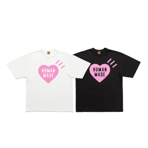 HUMAN MADE HEART TEE HARAJUKU STORE BLACK | AREA 02 — Asia's