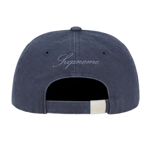 SUPREME STONE ISLAND DENIM 6-PANEL NAVY | AREA 02