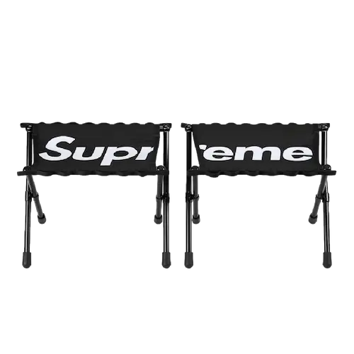 SUPREME HELINOX TACTICAL FIELD STOOL (SET OF 2) BLACK | AREA 02