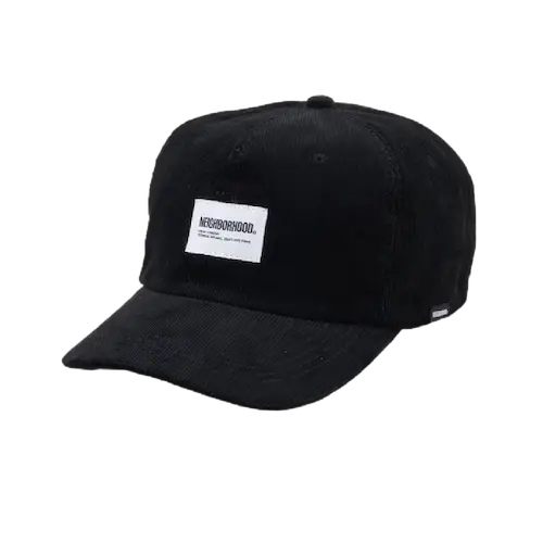 帽子 NEIGHBORHOOD CORDUROY TRUCKER CAP NEIGHBORHOOD CORDUROY TRUCKER CAP BLACK | AREA 02 — Asia's Premier