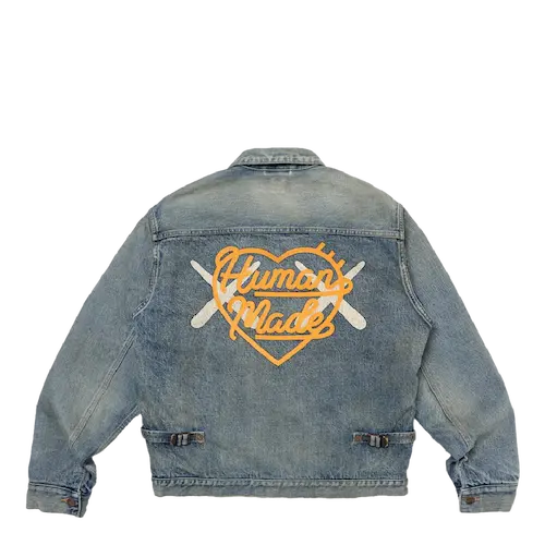 HUMAN MADE KAWS DENIM WORK JACKET #2 INDIGO | AREA 02 — Asia's