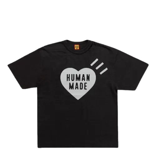 HUMAN MADE HEART TEE SAPPORO BLACK | AREA 02 — Asia's Premier