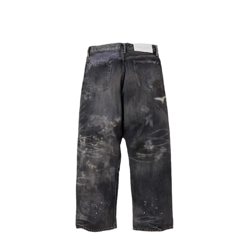 NEIGHBORHOOD SAVAGE DENIM DP WIDE PANTS BLACK | AREA 02