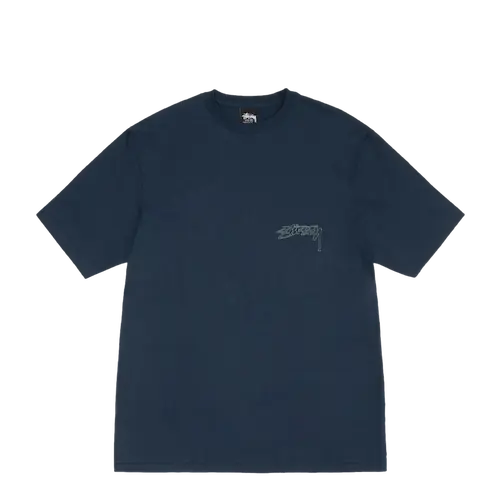 Stussy-Chain-Link-T-shirt-Navy