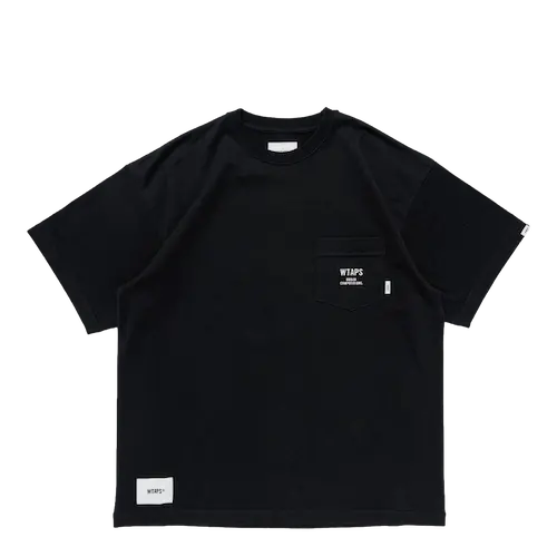 WTAPS OBJ 01 SS COTTON COMPOSITION BLACK | AREA 02