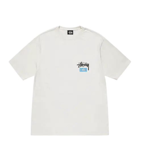 STUSSY HEAL THE BAY PIGMENT DYED SUMMIT TO SEA TEE NATURAL