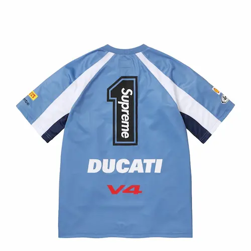 SUPREME DUCATI SOCCER JERSEY BLUE | AREA 02 — Asia's Premier