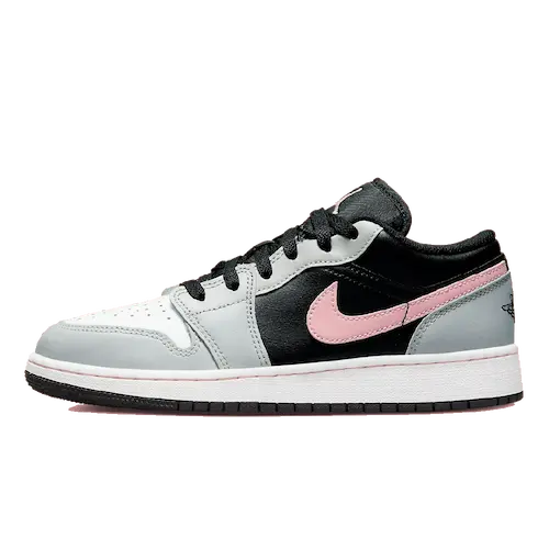 AIR JORDAN 1 LOW BLACK GREY PINK AREA 02