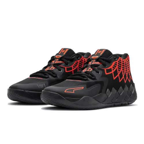 MB.01 LAMELO BALL BLACK RED BLAST | AREA 02 — Asia display picture 3