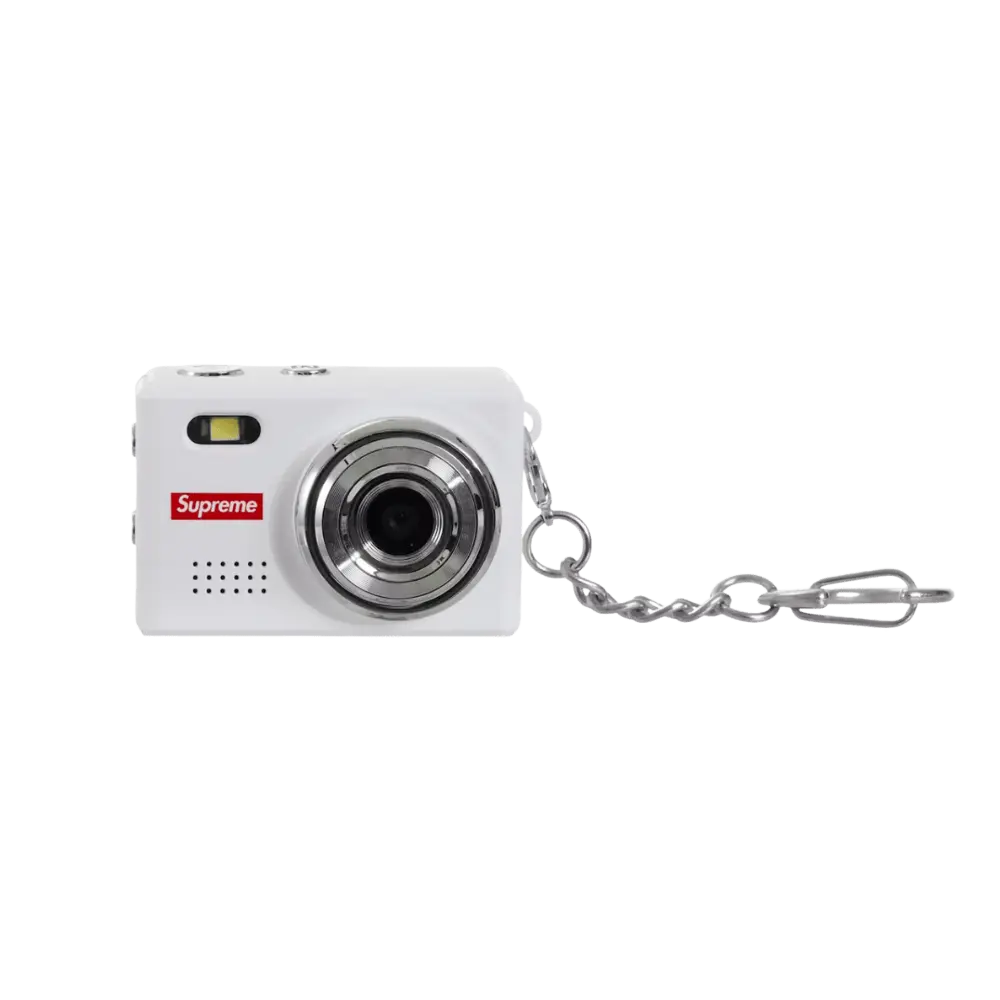 SUPREME DIGITAL CAMERA KEYCHAIN WHITE | AREA 02 — Asia's Premier