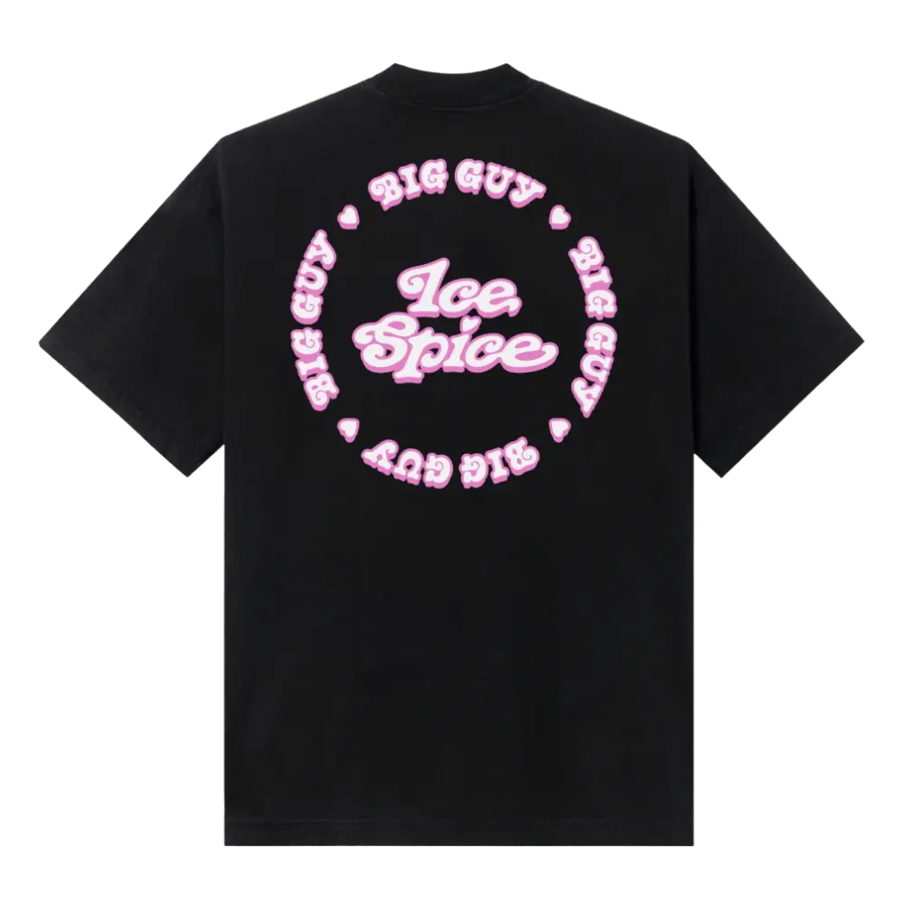 VERDY X ICE SPICE BIG GUY TEE - BLACK | AREA 02 — Asia's Premier