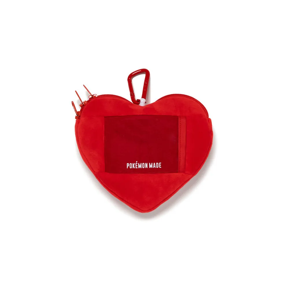 POKEMON MADE HEART STUFFED PASSCASE ポーチ POKEMON MADE HEART STUFFED PASSCASE RED | AREA 02 — Asia's Premier