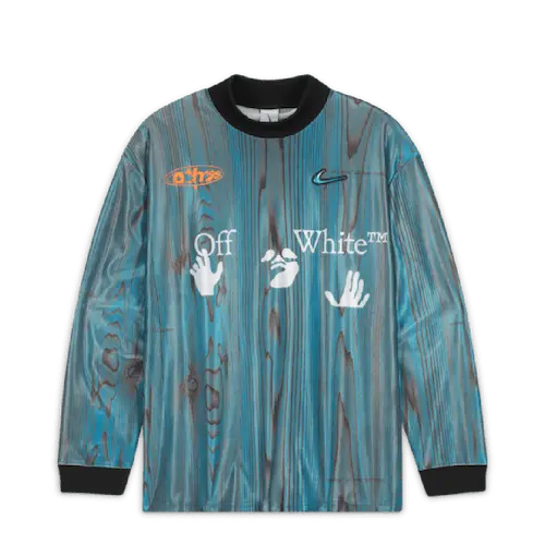 【限定モデル】Off-White x Nike Jersey 001 Blue Off White X Nike 001 Soccer Blue Jersey | Senikersku