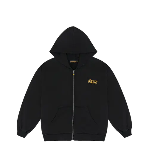 DREW HOUSE SECRET MASCOT ZIP UP HOODIE BLACK | AREA 02 — Asia's