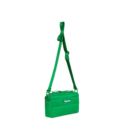 FW22 PUFFER SIDE BAG GREEN | AREA 02 — Asia's Premier Exchange For