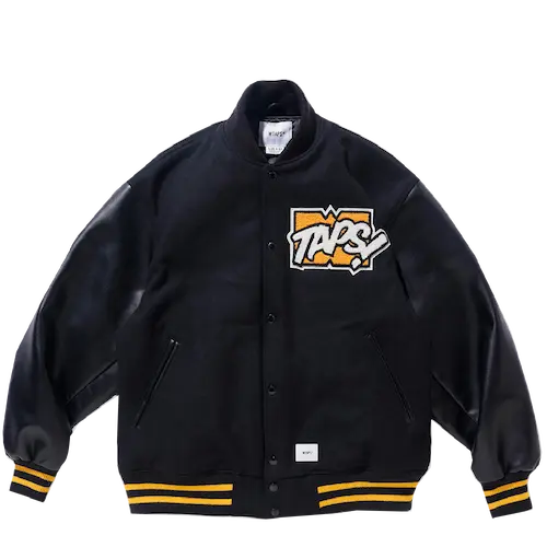 WTAPS VARSITY JACKET BLACK | AREA 02 — Asia's Premier Exchange for