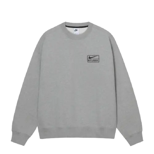 NIKE×STUSSY 20SS 至り NRG BR CREW FLEECE GRAY 