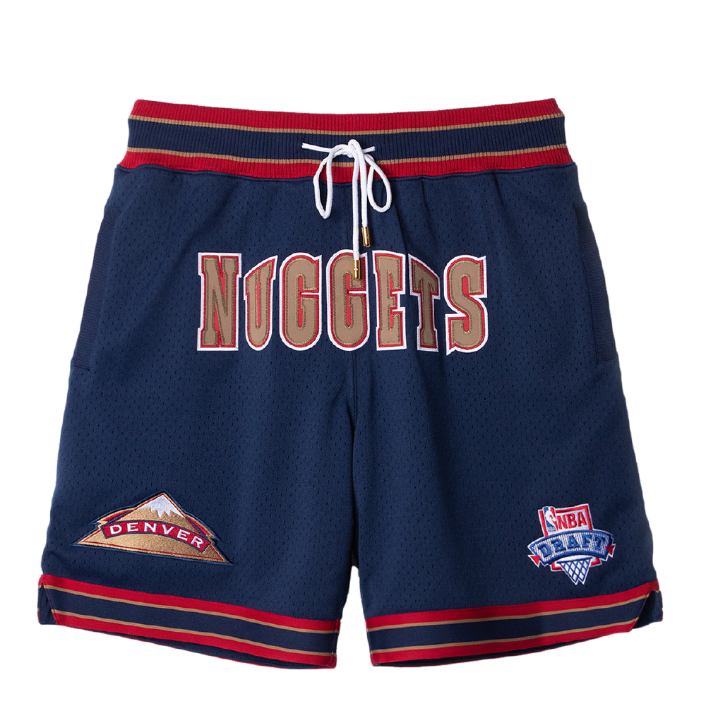 MITCHELL & NESS JUST DON HARDWOOD CLASSICS SHORTS DENVER NUGGETS