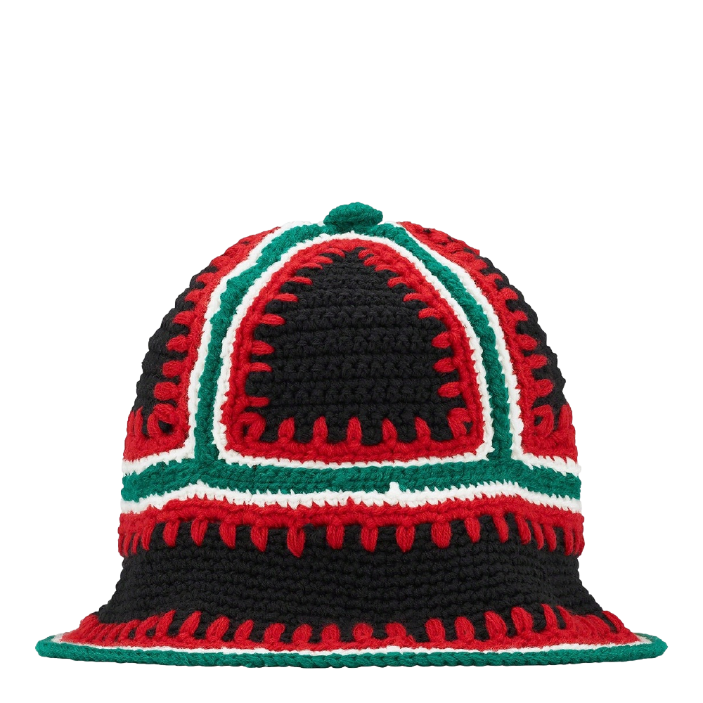 supreme crochet edge bell hat-