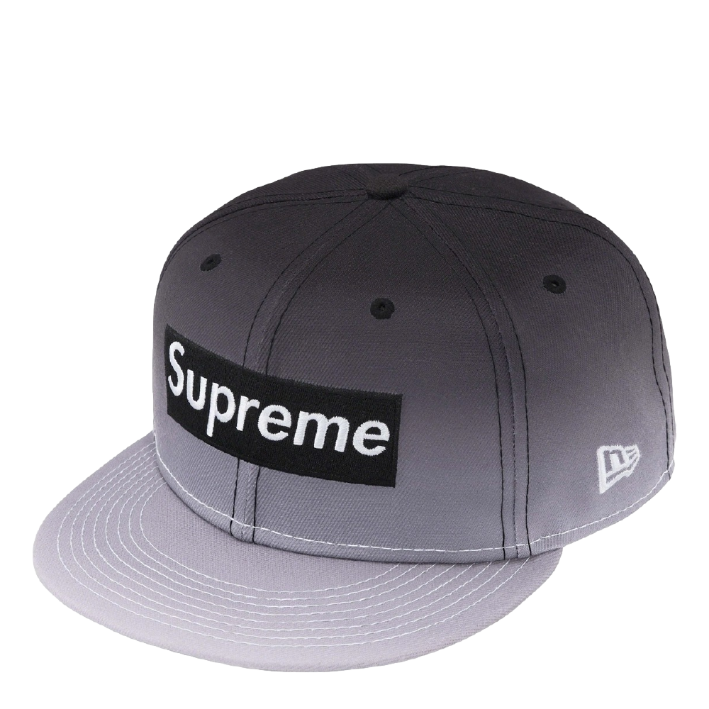 SUPREME NEW ERA GRADIENT BOX LOGO HAT BLACK | AREA 02