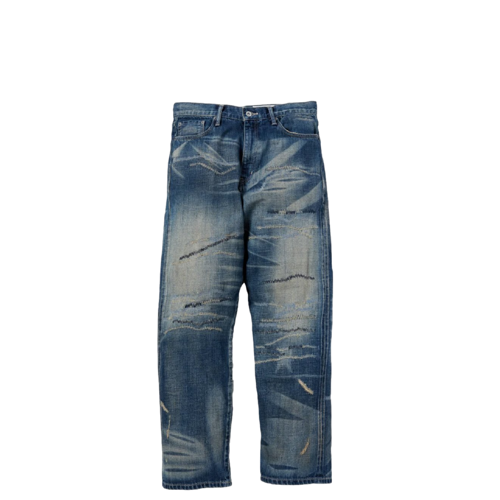 NEIGHBORHOOD SAVAGE DENIM DP BASIC PANTS INDIGO | AREA 02