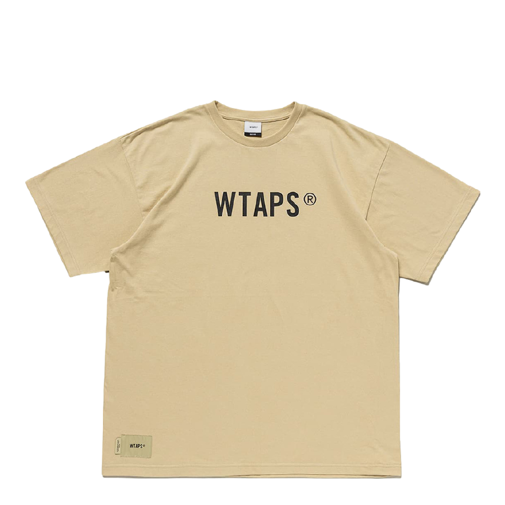 WTAPS SIGN SS COTTON TEE SAND | AREA 02