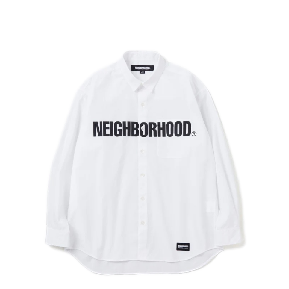 NEIGHBORHOOD CI PRINT SHIRT LS WHITE | AREA 02