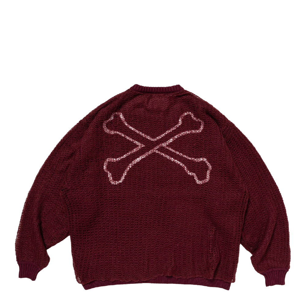 WTAPS OBSVR SWEATER ACRYLIC X3.0 BURGUNDY | AREA 02