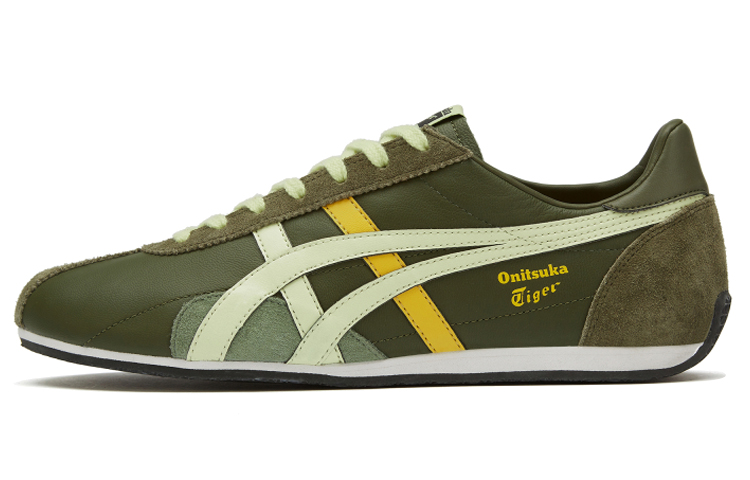 ONITSUKA TIGER RUNSPARK SHOES OLIVE GREEN LIME | AREA 02 — Asia's