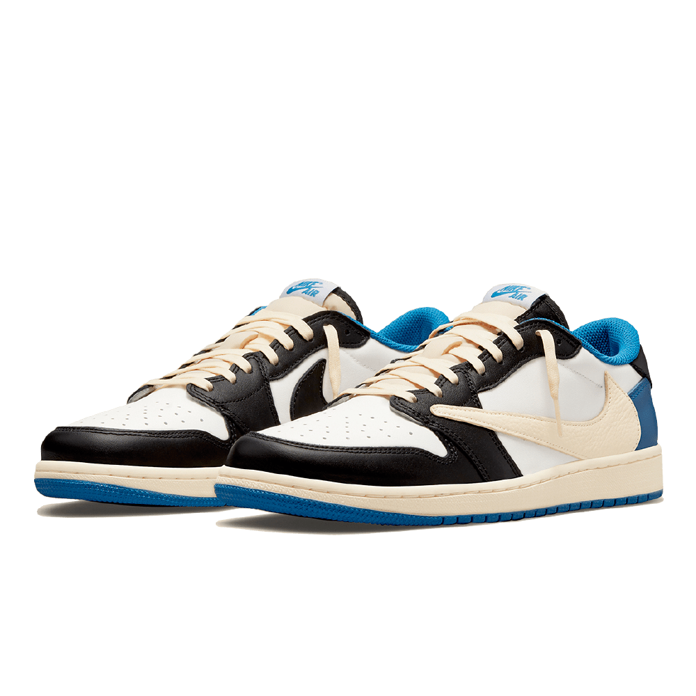 AIR JORDAN 1 LOW TRAVIS SCOTT FRAGMENT MILITARY BLUE | AREA 02