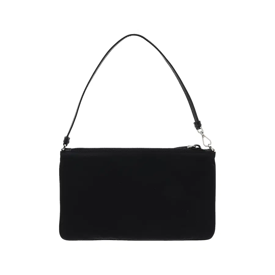 PRADA 1NI545 RE-NYLON SHOULDER BAG BLACK (2023) | AREA 02 — Asia's