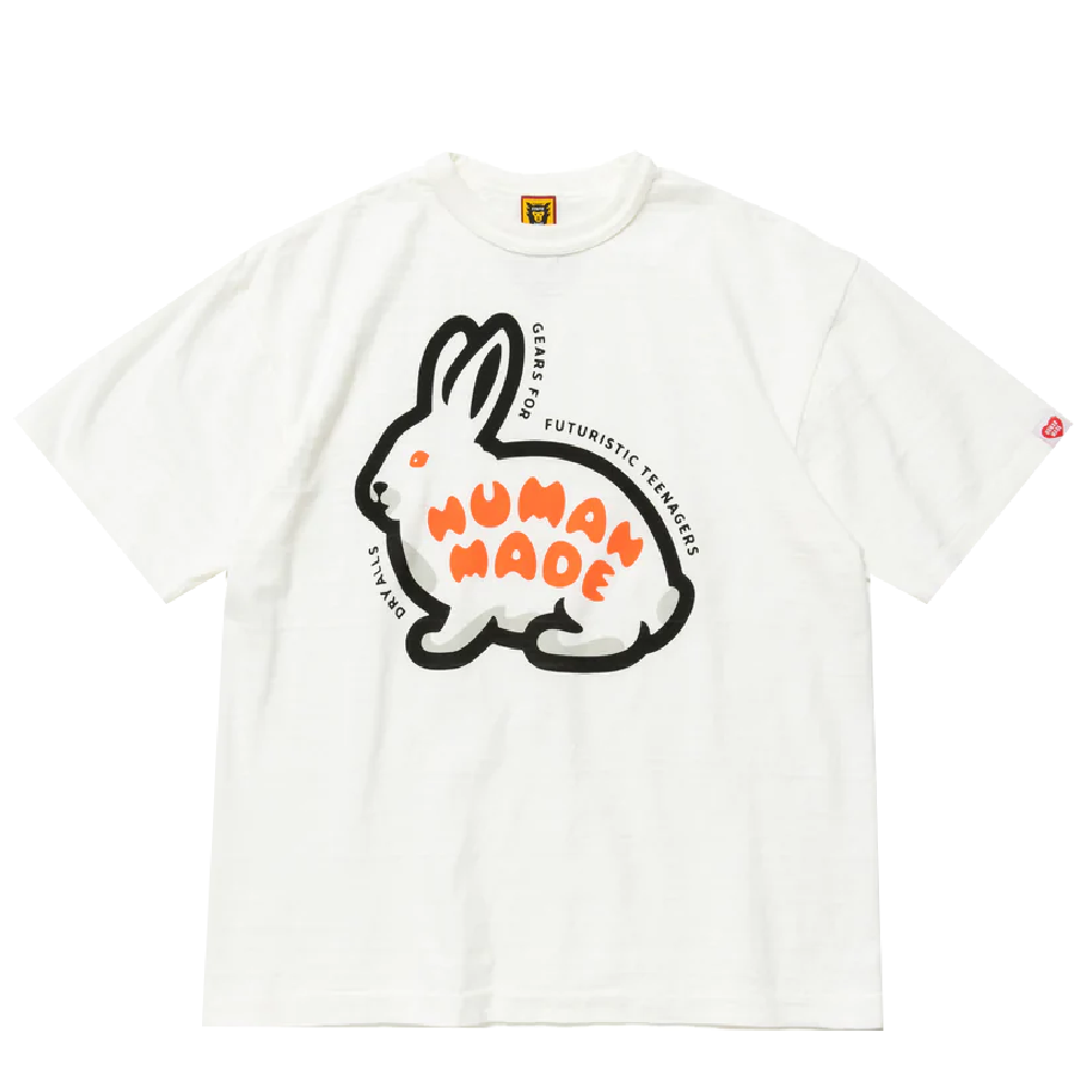 Human Made Rabbit Graphic #2 T-Shirt WhiteHuman Made Rabbit Graphic #2  T-Shirt White - OFour