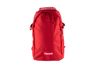 Supreme backpack 2025 ss18 red