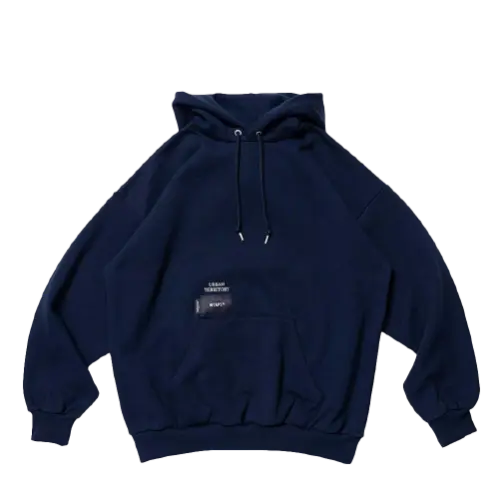 WTAPS CROSS BONES COTTON HOODIE GREY NAVY | AREA 02