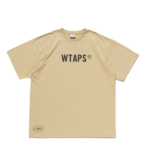 WTAPS SIGN SS COTTON TEE SAND | AREA 02