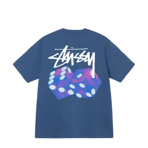 STUSSY DICED OUT TEE MIDNIGHT | AREA 02