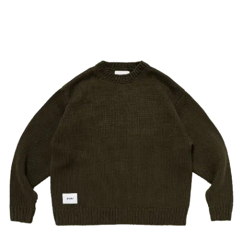 トップス WTAPS/CREW NECK01/SWEATER/POLY.T-ROCK WTAPS CREW NECK 01 / SWEATER / POLY. T-ROCK (2 colors)