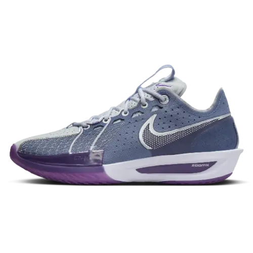 NIKE AIR ZOOM G.T. CUT3 ホワイト/グレー/パープル NIKE公式】ナイキ G.T. カット 3 EP バスケットボールシューズ