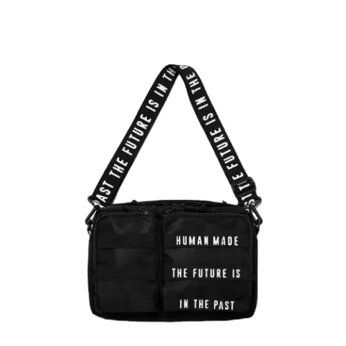 HUMAN MADE MILITARY POUCH LARGE BLACK | AREA 02